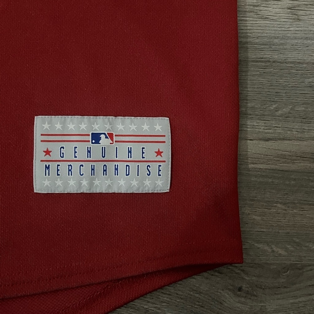 Red Diamond Backs Baseball Jersey - Picture 5 of 5
